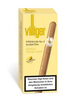 Villiger Premium No. 3 Sumatra 5 Stück = Packung (-3% CV24-Packungsrabatt)