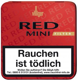 Villiger Red Mini Filter (Vanilla) 20 Stück = Packung (-3% CV24-Packungsrabatt)