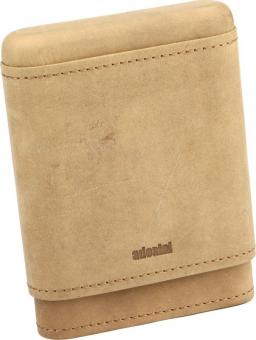 Adorini Cigar Case Leder Hellbraun - 3-5 Zigarren 