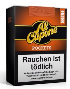 Dannemann Al Capone Pockets Flame Filter 18 Stück = Packung (-3% CV24-Packungsrabatt) 18 Stück = Packung (-3% CV24-Packungsrabatt)