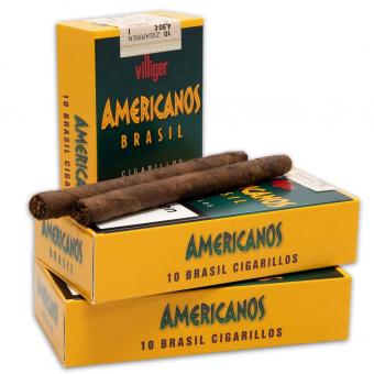 Villiger Americanos Brasil Cigarillos 10 Stück = Packung (-3% CV24-Packungsrabatt)