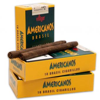 Villiger Americanos Brasil Cigarillos 10 Stück = Packung (-3% CV24-Packungsrabatt) 