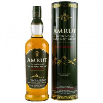 Amrut Peated Cask Strength Indian Single Malt Whisky 700 ml = Flasche 