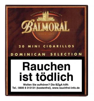 Balmoral Dominican Selection Mini 20 Stück = Packung (mit 3% CV24-Packungsrabatt)