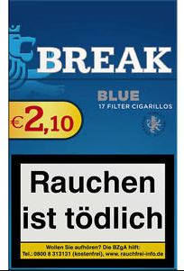 Break Blue Filter-Cigarillos 1 Stück = Packung
