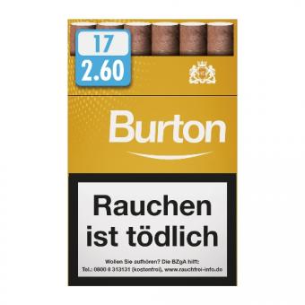 Burton Gold L Filter-Cigarillos 1 Stück = Packung