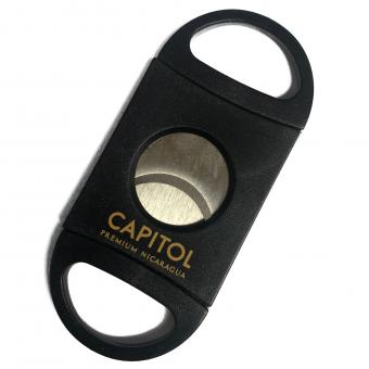 Zigarren-Abschneider "Capitol" Kunststoff schwarz 22mm 