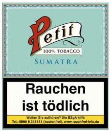 Nobel Petit Sumatra Cigarillos 20 Stück = Packung (-3% CV24-Packungsrabatt) 20 Stück = Packung (-3% CV24-Packungsrabatt)