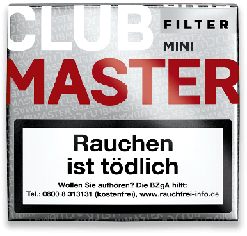 Clubmaster Mini Filter Red (Vanilla) 20 Stück = Packung (-3% CV24-Packungsrabatt)