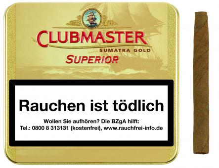 Clubmaster Superior Sumatra Gold 20 Stück = Packung (-3% CV24-Packungsrabatt)