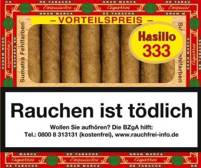 Dannemann Schwering & Hasse Hasillo 333 Sumatra 50 Stück = Packung (-3% CV24-Packungsrabatt) 50 Stück = Packung (-3% CV24-Packungsrabatt)