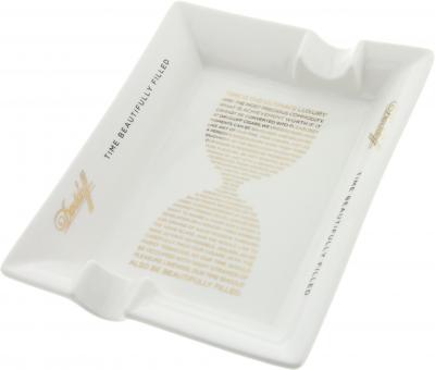 Davidoff Zigarren Ascher Porzellan "Time Beautifully Filled" 