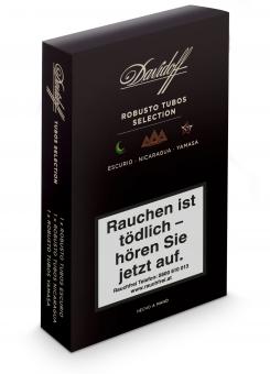 Davidoff Robusto Tubos Selection 3 Stück = Sampler (-3% CV24-Packungsrabatt) 