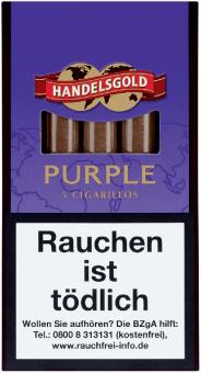 Handelsgold Sweet Cigarillos Purple (Wild Berry) Nr. 191 5 Stück = Packung 5 Stück = Packung