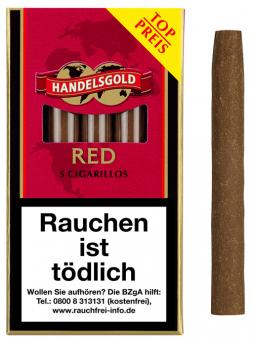 Handelsgold Sweet Cigarillos Red (Cherry) Nr. 213 5 Stück = Packung 5 Stück = Packung