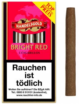 Handelsgold Sweet Cigarillos Bright Red (Strawberry) Nr. 203 5 Stück = Packung 