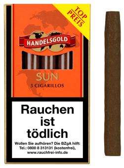 Handelsgold Sweet Cigarillos Sun (Peach) Nr. 209 5 Stück = Packung 5 Stück = Packung
