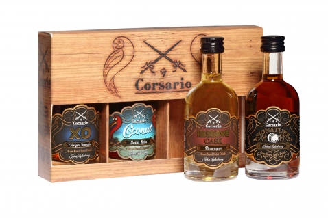 Corsario Rum-Tastingset by John Aylesbury 50 ml pro Flasche
