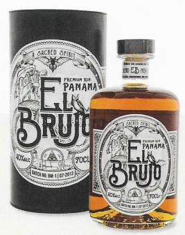 El Brujo Premium Panama Blended Rum by John Aylesbury 700 ml = Flasche