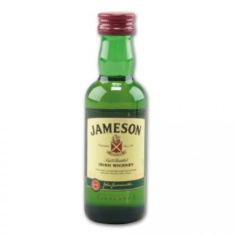 Jameson Triple Distilled Irish Whisky Miniatur 50 ml = Flasche