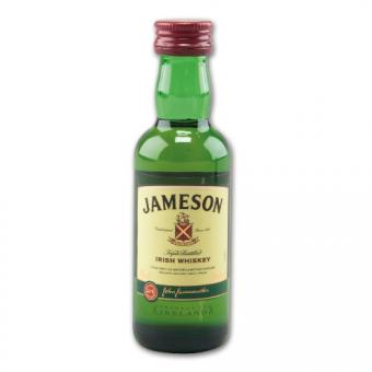 Jameson Triple Distilled Irish Whisky Miniatur 50 ml = Flasche 