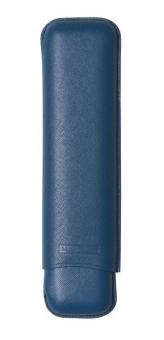 Martin Wess Cigarren-Etui 2er Churchill blau 