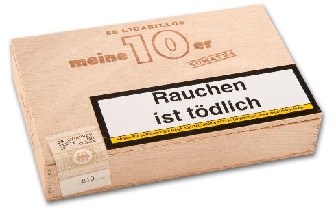 Meine 10er Sumatra 50 Stück = Kiste (-3% CV24-Kistenrabatt) 