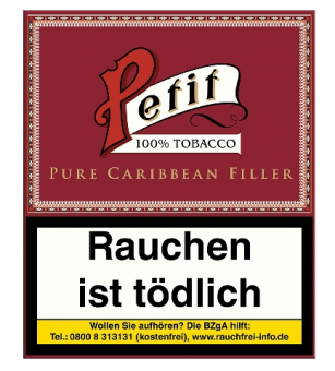 Nobel Petit Pure Carribean Filler Cigarillos 20 Stück = Packung (-3% CV24-Packungsrabatt)