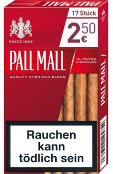 Pall Mall Red XL Filter-Cigarillos 1 Stück = Packung