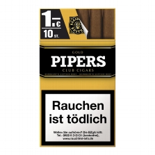 Pipers Little Cigars Vanilla/Gold 10 Stück = Packung