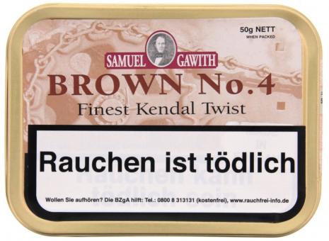 Samuel Gawith Brown No. 4 50g 50 g = 1 Dose
