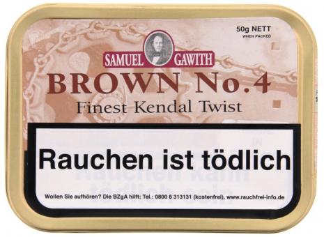 Samuel Gawith Brown No. 4 50g 50 g = 1 Dose 