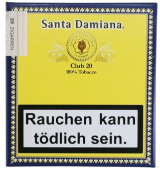 Santa Damiana Club Cigarillos 20 Stück = Packung (-3% CV24-Packungsrabatt)