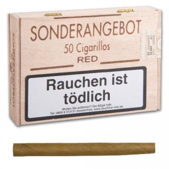 Sonderangebot Red Cigarillo (Sweet) 50 Stück = Kiste (-3% CV24-Kistenrabatt) 50 Stück = Kiste (-3% CV24-Kistenrabatt)