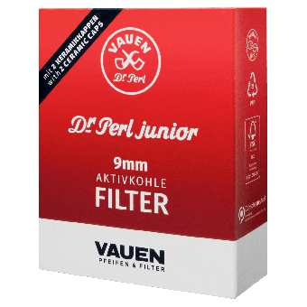 Vauen Dr. Perl Junior Aktivkohlefilter Jubox 40 Stück = Packung