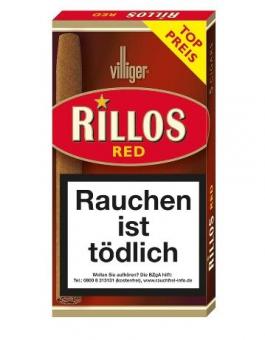 Villiger Rillos Red (Sweets) 5 Stück = Packung 5 Stück = Packung