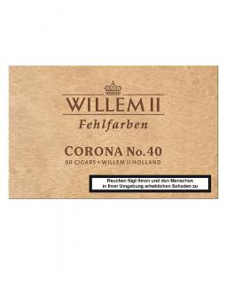 Willem II Fehlfarben Corona 40 50 Stück = Kiste (-3% CV24-Kistenrabatt) 