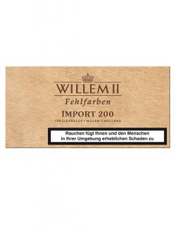 Willem II Fehlfarben Import 200 Sumatra 100 Stück = Kiste (-3% CV24-Kistenrabatt)