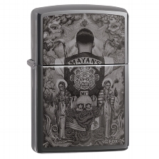 ZIPPO black ice Mayans Skull 60004906  