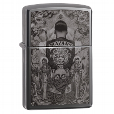 ZIPPO black ice Mayans Skull 60004906 