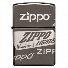 ZIPPO black ice Zippo Logo Laser 60004956 