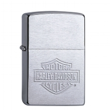 ZIPPO chrom gebürstet Harley Davidson Barshield 60001197  
