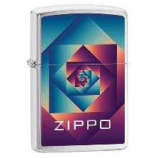 ZIPPO chrom gebürstet Zippo Design 60005582 