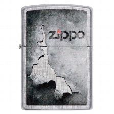 ZIPPO chrom Linen Weave Grilling Peeled Metal Design 60004576 