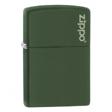 ZIPPO grün matt Zippo Logo 60001568 