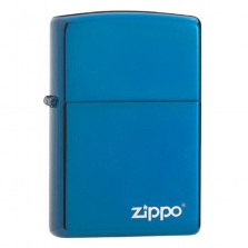ZIPPO high polish blue Zippo Logo 60001579 