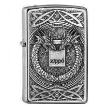 ZIPPO satiniert Dragons with Zippo 2007435  