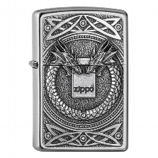 ZIPPO satiniert Dragons with Zippo 2007435 