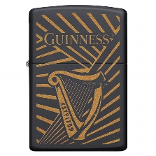 ZIPPO schwarz matt Guinness Harp 60005154 