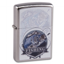 ZIPPO Street chrom Bass Fishing 60004184 